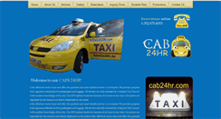 Desktop Screenshot of cab24hr.com